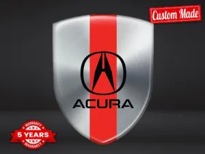 Honda Acura Insignias Automotrices Resistentes Profesional